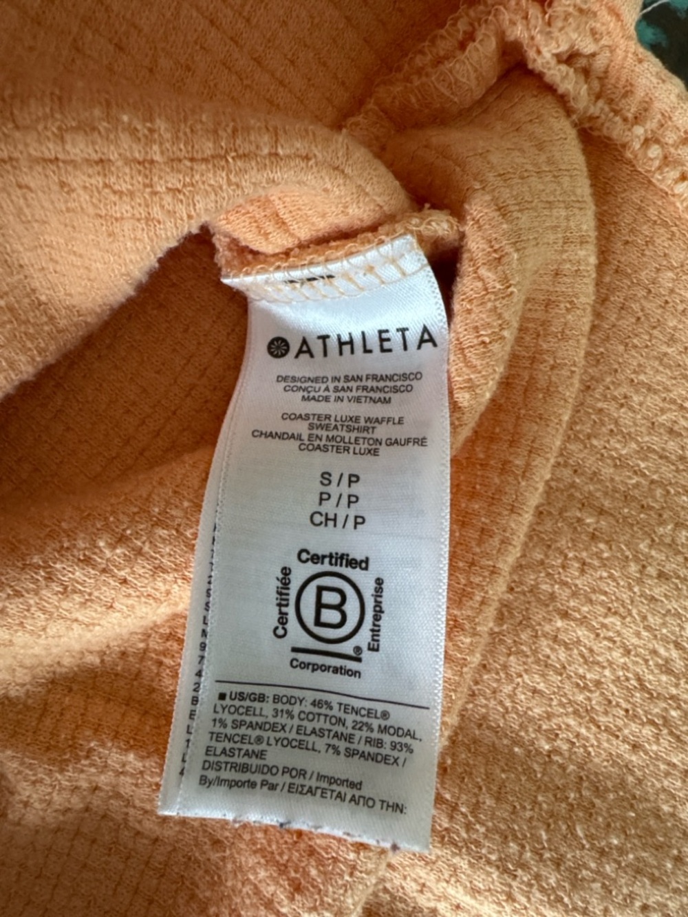 Athleta Coaster Luxe Waffle Sweatshirt - Picture 3 of 5